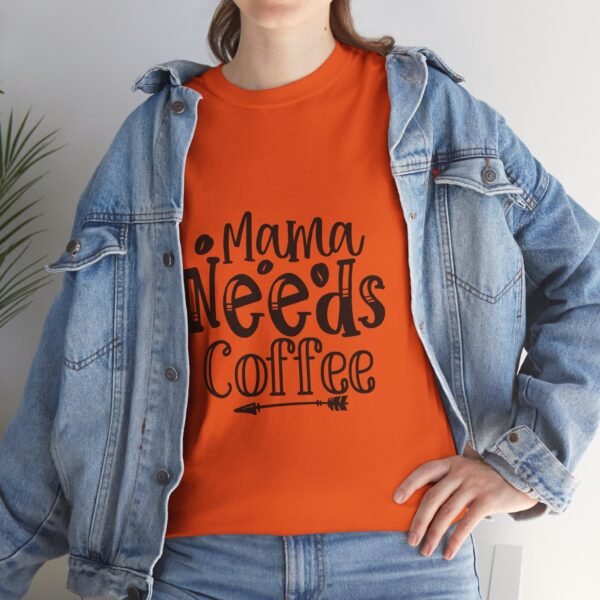 Mama Needs Coffee Unisex Heavy Cotton Tee - Perfect Gift for Moms - Image 15